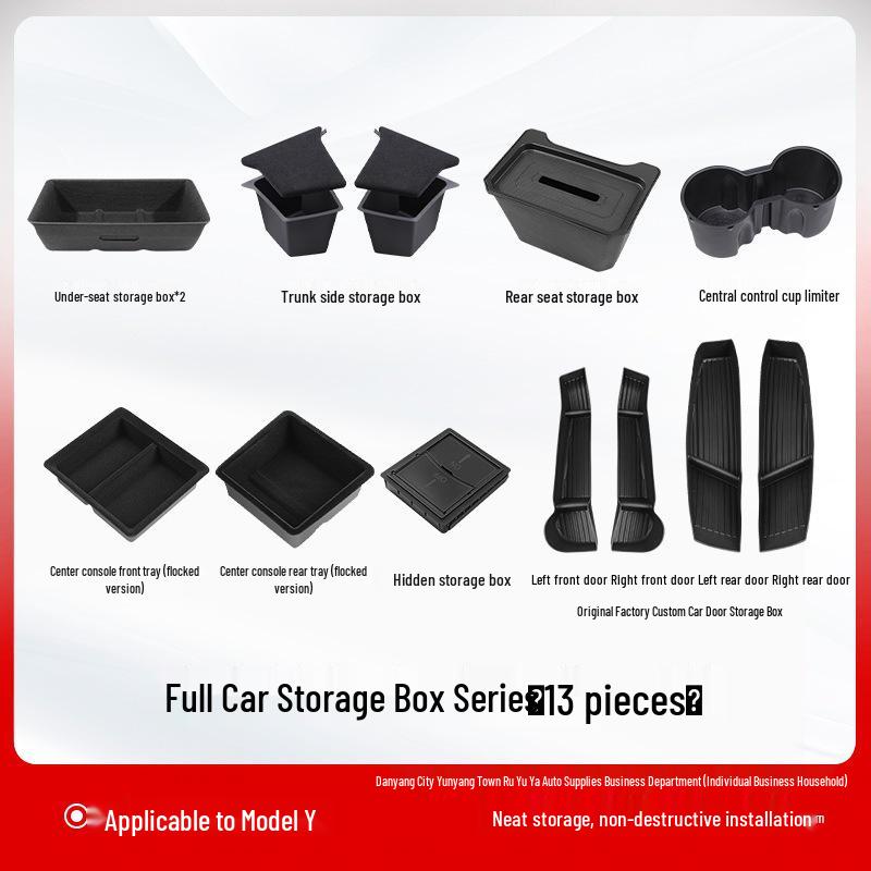 Tesla Model 3/Y Center Console Armrest Storage Organizer