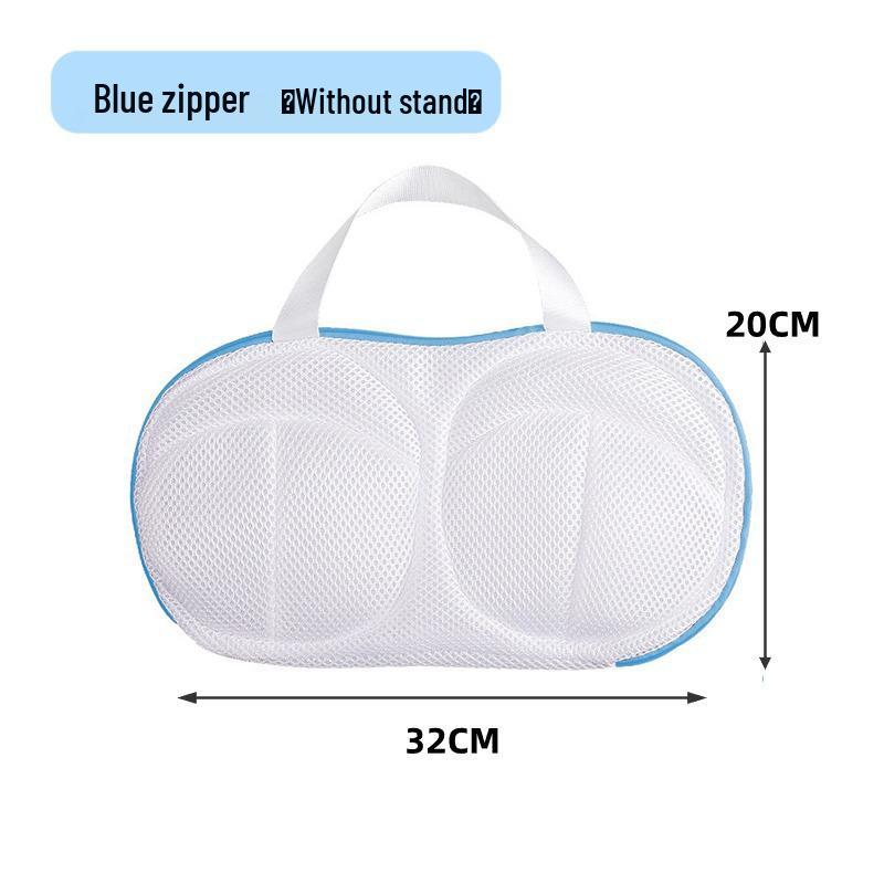 Women's Portable Thickened Mesh Lingerie Bag for Laundry