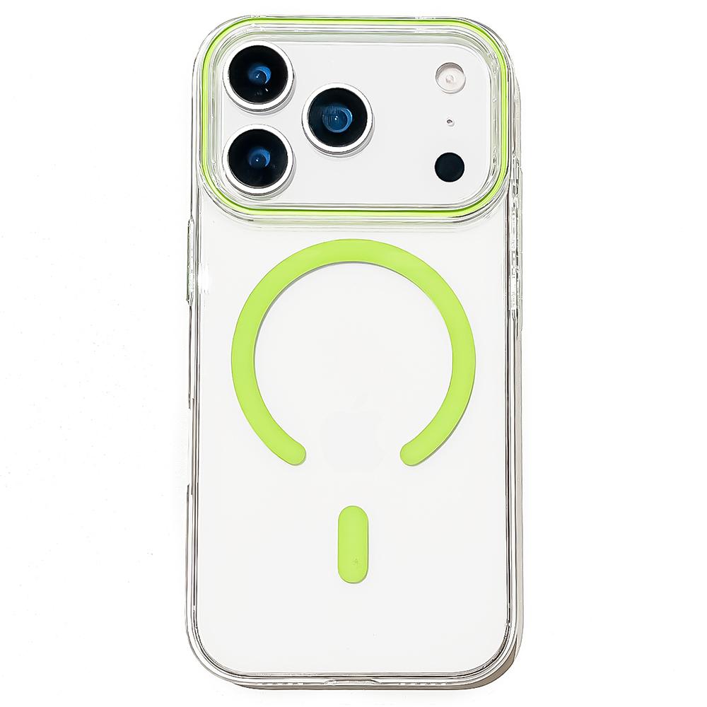 For iPhone 17 Pro Max Case Compatible with MagSafe Protective TPU+PC Phone Cover
