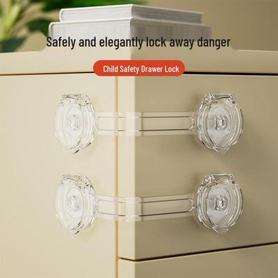 FJF Babysicherheitsschloss: Multifunktionale Anti-Quetsch-Schubladen- und Schrankverriegelungen