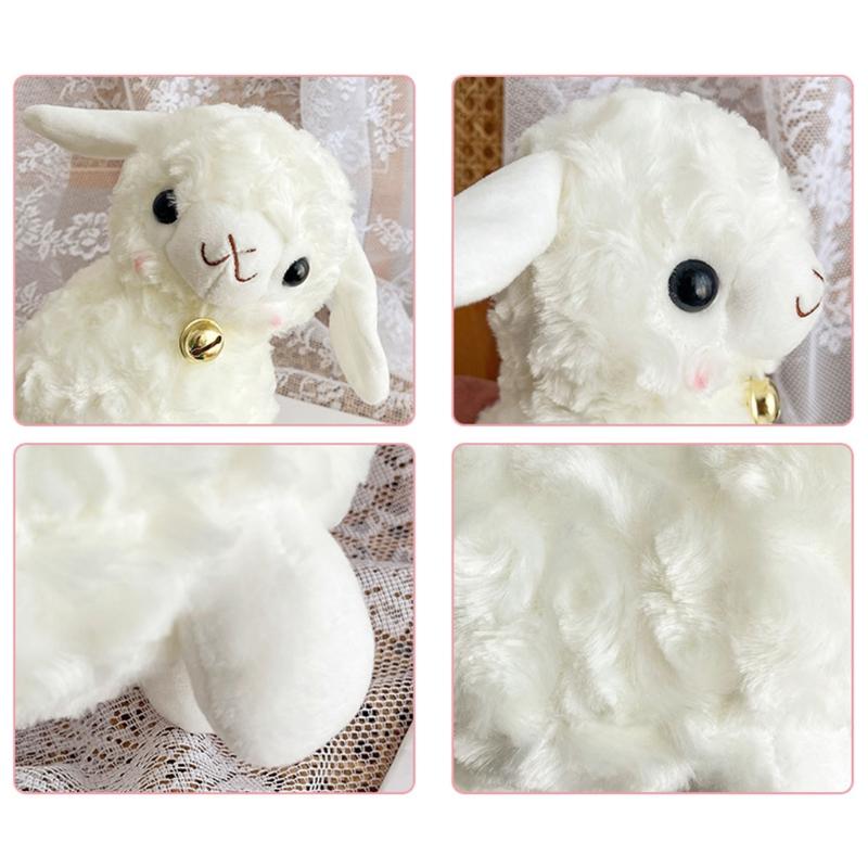 Kawaii Baby Goat Soft Plush toys Cute Goat for Doll Creative Cartoon Sheep for Doll Room Decorations Toys Christmas