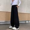 2024 Girls' Sweatpants: Velvet, Wide-Leg, Casual Sportswear for Spring & Autumn