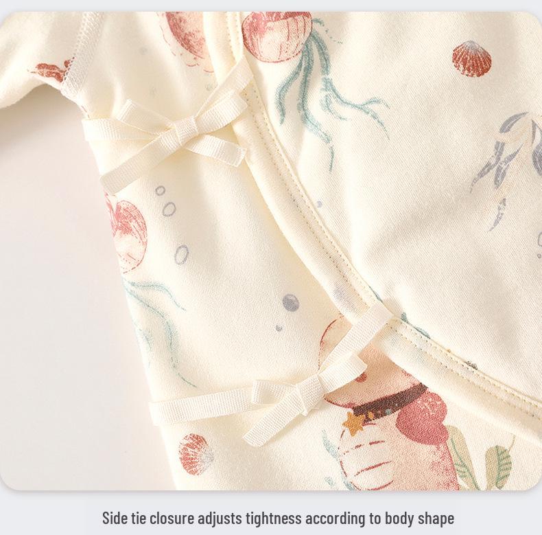 2025 A/W Baby Quilted Hooded Romper, 40g, Class A, Warm Butterfly Suit for Newborns