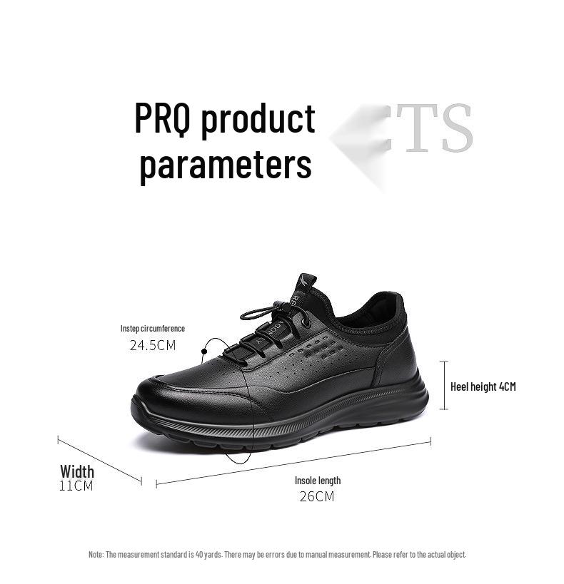 Red Dragonfly Men's Waterproof Leather Sneakers: Autumn Casual, Non-Slip, Soft Sole Travel Shoes
