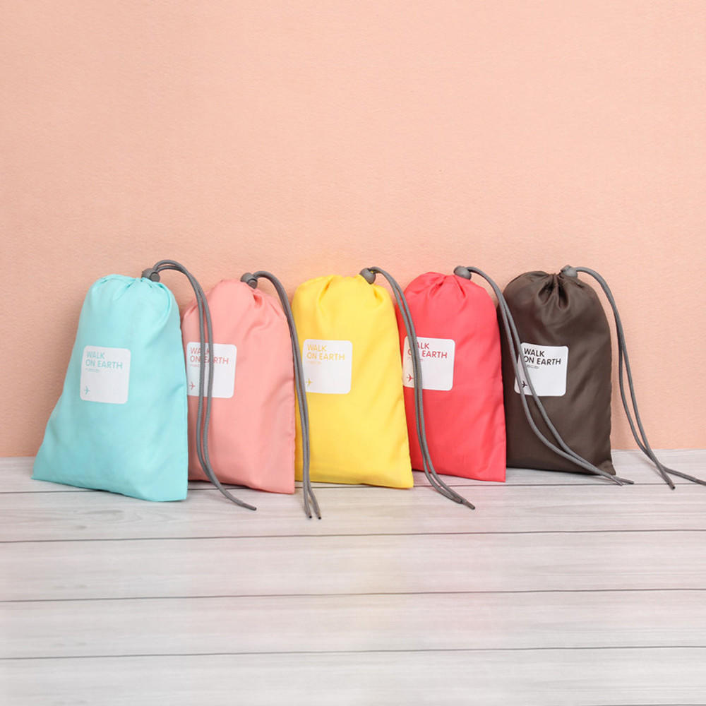 Buy 4Pcs Waterproof Nylon Travel Storage Bag Home Drawstring Organize