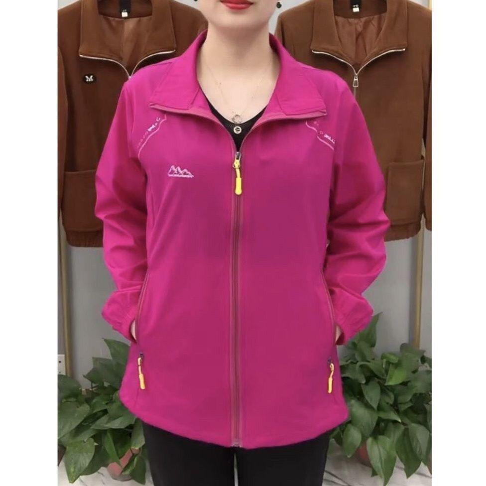 

Легкая женская куртка большого размера на весну/лето с защитой от солнца - Дышащая, быстросохнущая, ветрозащитная для занятий спортом на открытом воздухе 2XL (135-150 jin)