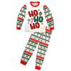 New Arrival Christmas Reindeer Print Pajama Set - Long Sleeve Top & Pants