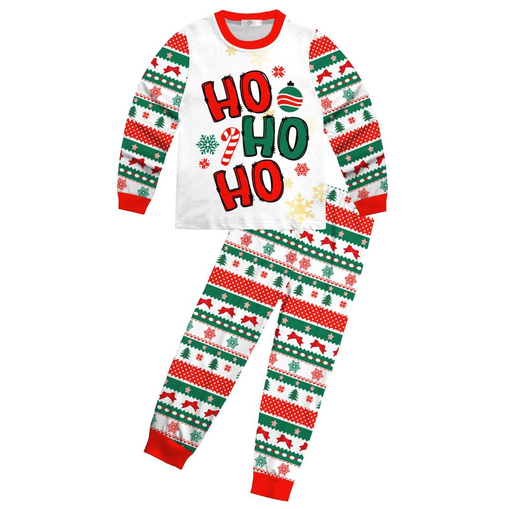 New Arrival Christmas Reindeer Print Pajama Set - Long Sleeve Top & Pants
