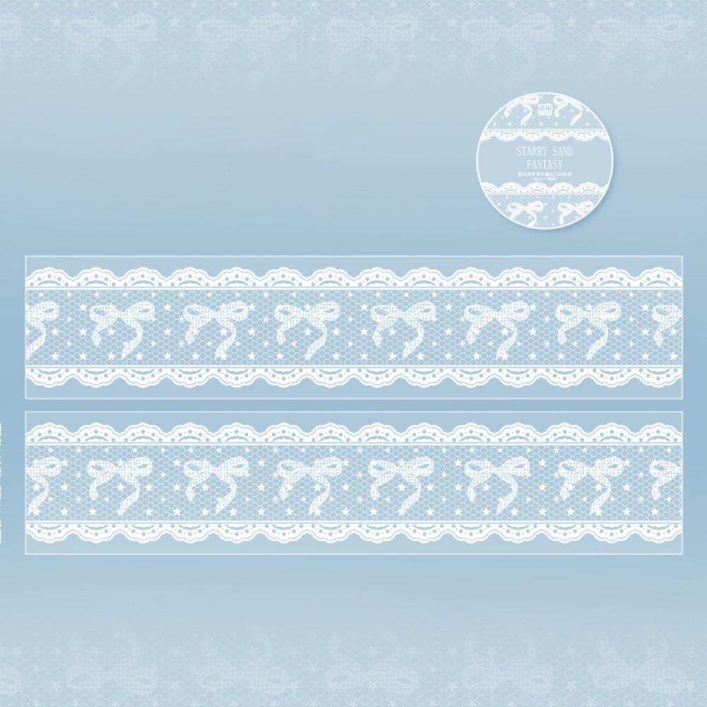 

Star Sand Dream Series Washi Tape Fine Glitter Die-Cut Tape Aesthetic Stickers Journal Decor Bowkont