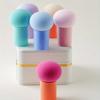 9pcs Stencil Brush Set & Sponge Pouncers In Assorted Colors with Gourd Handles for Crafts, Wet and Dry Use - Ink Dabbers for Scrapbooking