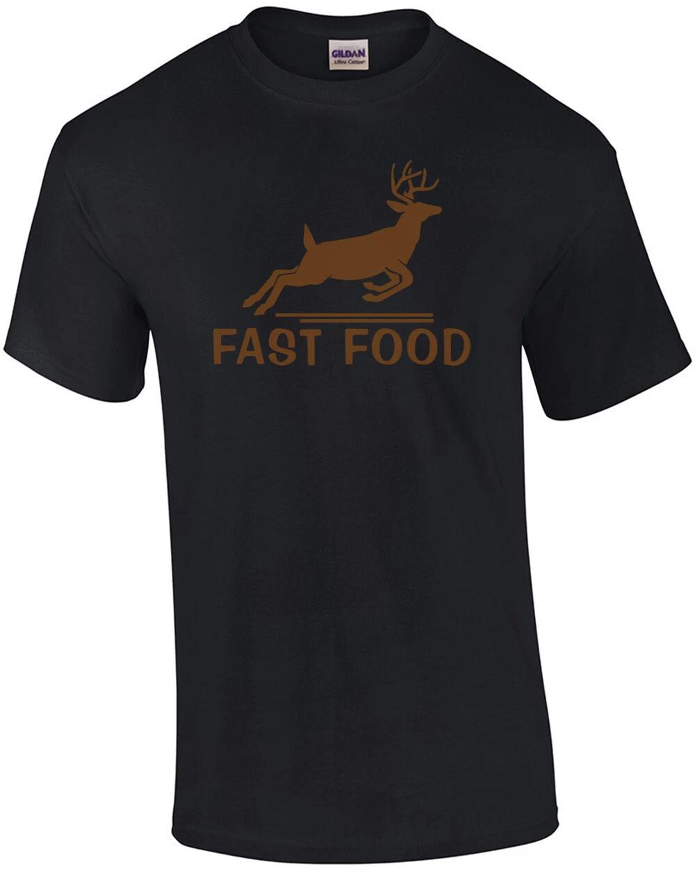 Fast Food - Funny Hunting T-Shirt 4XL