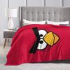 A-Angry Anime B-Birds Games Red Fleece Throw Blankets Blanket for Bedding Car Super Warm Bedspread,