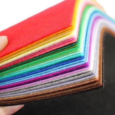 1mm Filzstoffplatten 20/40 Farben DIY Bastelset für Kinder Vliesstoff für Scrapbooking & Vorschulprojekte