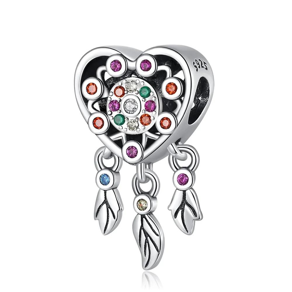 Colorful Dreamcatcher Charm Bead Components Copper Metal Popular Hot Air Balloon Sparkling Pendant Bead Component Bead Component Authentic Original