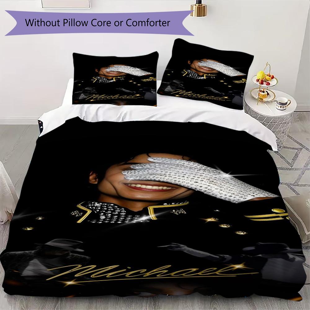 Michael Jackson Pop Bedding Without Core 1 Duvet Cover 2 Pillowcase Without Core Soft And Comfortable Bedding Set Duvet Cover And Pillowcase