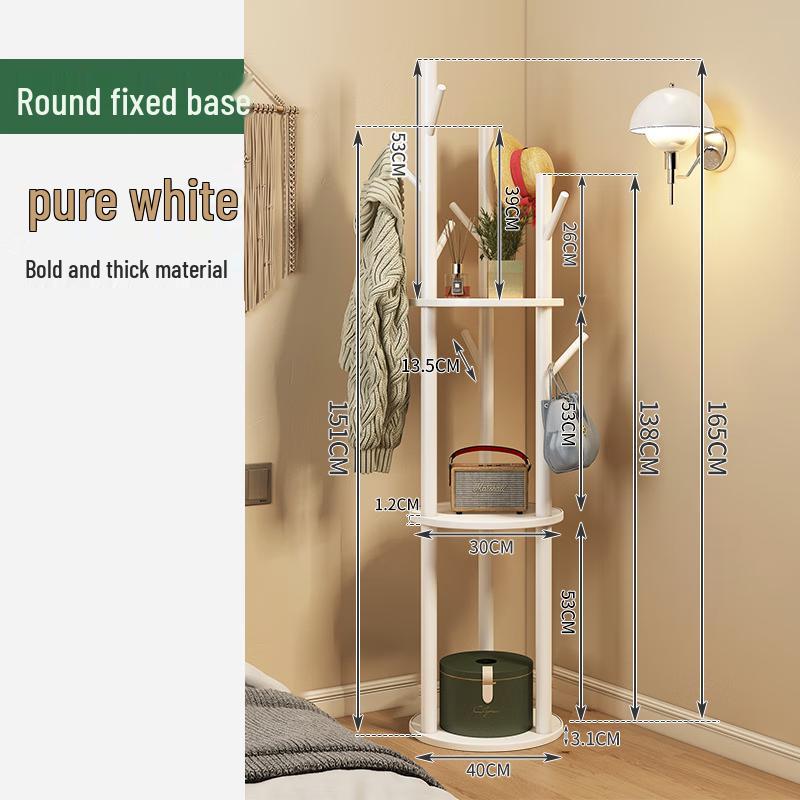 MTAM Wooden Floor Coat Rack