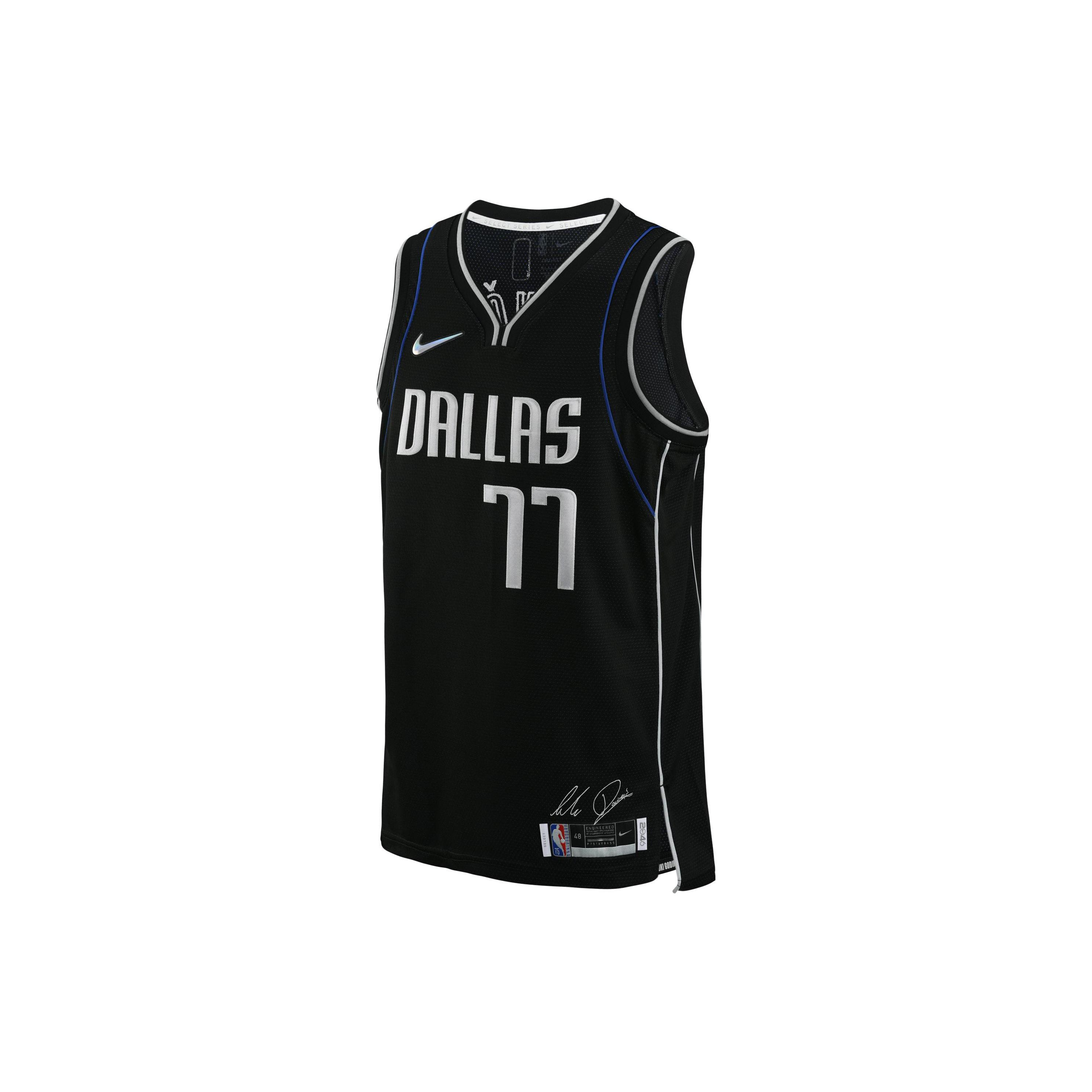 

New Nike Doncic Marvericks Dri Fit Nba Jersey DH8069-010 M