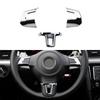 For Volkswagen VW Golf 6 MK6 Polo Jetta MK5 Polo Bora Steering Wheel Sticker Cover Sequin Decoration Trim Interior Accessories