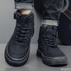 Fashion Trendy Men's Shoes 2025 Spring New Edition Daily Thick Soled Breathable Sports and Leisure High Top Board Shoes Zapatos Hombre