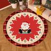 Christmas Large Round Rug Living Room Home Decor Sofa Rug Christmas Event Carpet Bedroom Bedside Soft Rug Kid's Play Mat Gifts