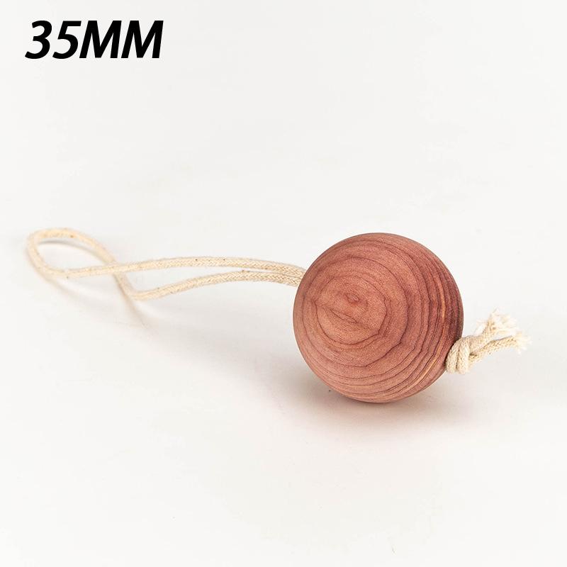 Cedarwood Balls For Home Decor Moisture-Proof Breathable Fragrance Accessories Wardrobe Cedarwood Beads 1Pc