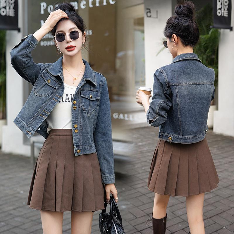 

Vintage plus size women s spring slim senior sense casual fashionable jacket top small versatile women 3XL