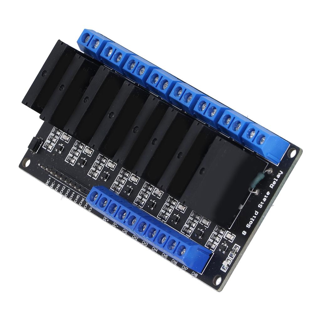 HYM281 8-Kanal-Halbleiterrelaismodul Low-Level-Treiberrelaismodul mit Sicherung