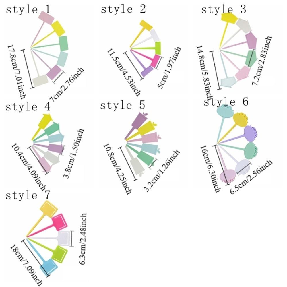 10/12PCS Sunproof Plant Label Tag Waterproof Stake Tags Plug in Card Markers Label  Gardening