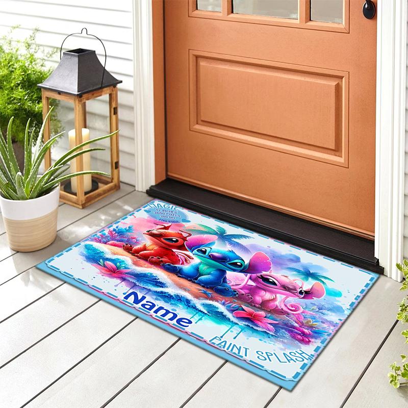Custom text your name/ logo Carpets Suitable Room Office Bedroom Door Mats Birthday Gifts Holiday Gifts Carpet Home Decor Suitable For All Seasons