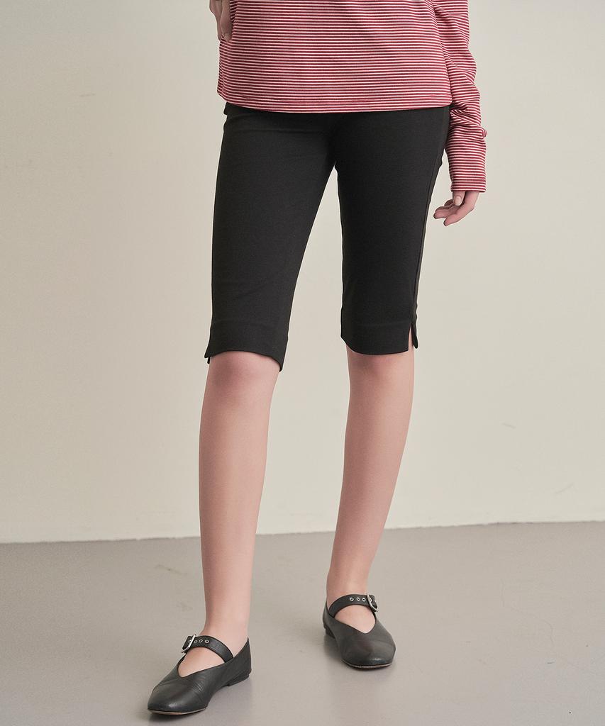 Iteoneolmomeonteu Signature Biker Pants _ Black