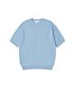 NOWANDTOMORROW Cable Half Knit [Sky Blue]