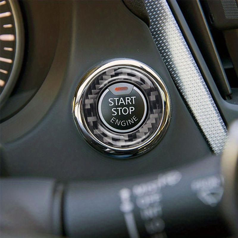 Car One Key Start Cover Decorative Cover Car Interior Accessories