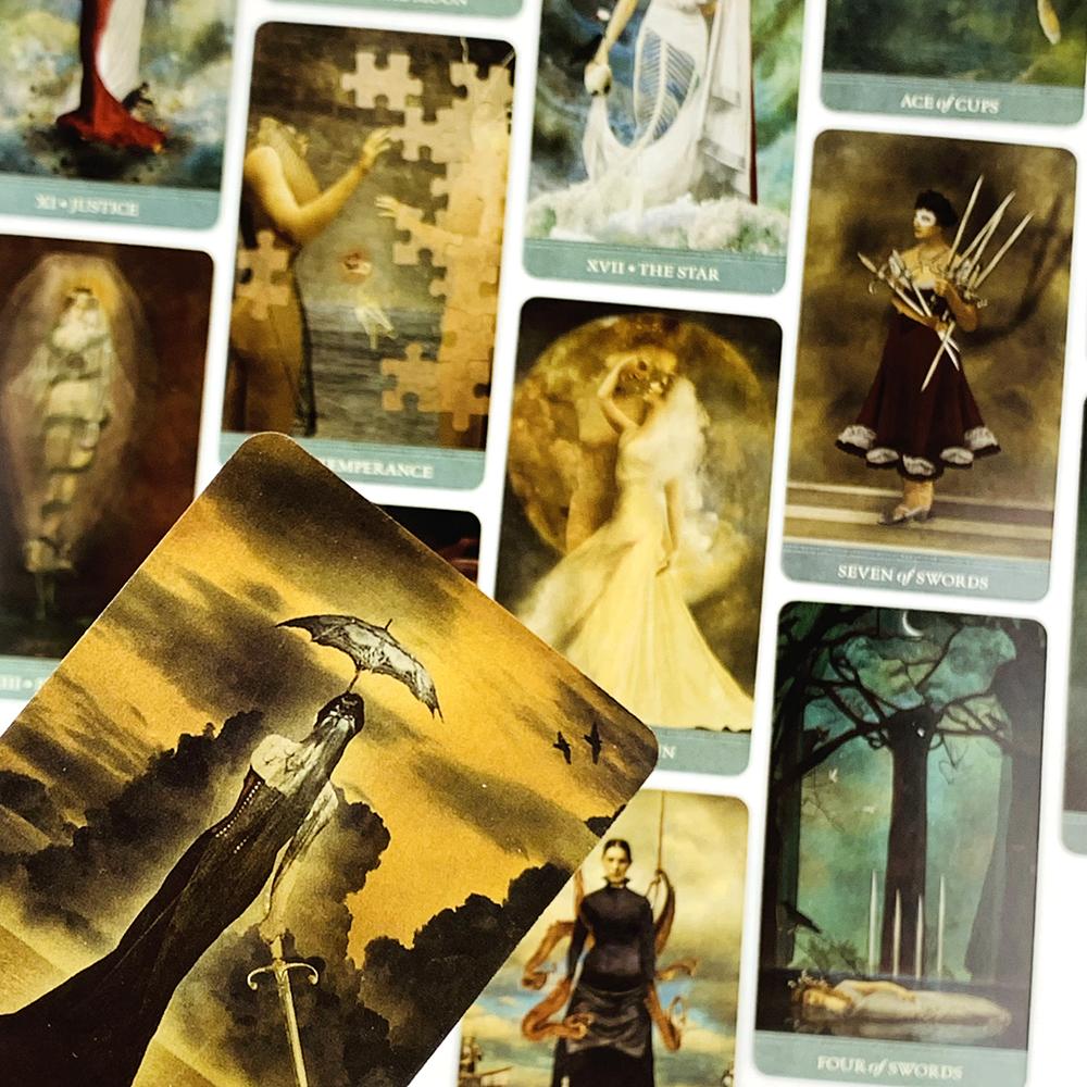 Tarot Oracle Family Leisure Entertainment Gathering Game Cards Divination Board Playing Game,Halloween and Christmas Gifts