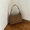 Ielgy Soft Leather Large-Capacity Portable Underarm Bag Casual Lazy Commuter Fashionable One-Shoulder Diagonal Bag