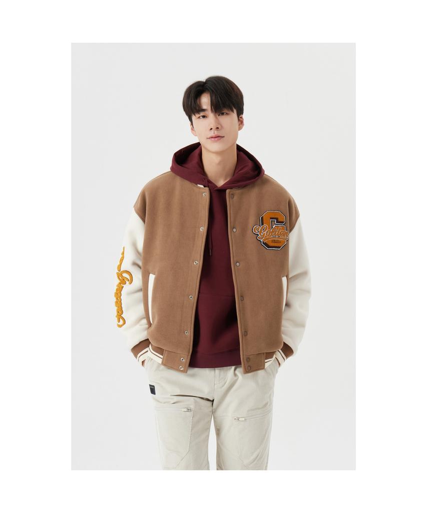 Golden Bear Fleece Varsity Jacket G4Uaw25801Bex