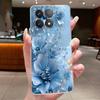 Phone Case For Poco F6 Pro Redmi K70 Pro K70E Case Aesthetic Shell Luxury Fashion Butterfly Flowers Soft TPU Back Clear Cover