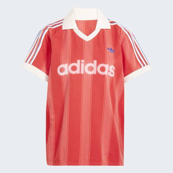 Adidas Women Loose Fit V Neck Jersey Top