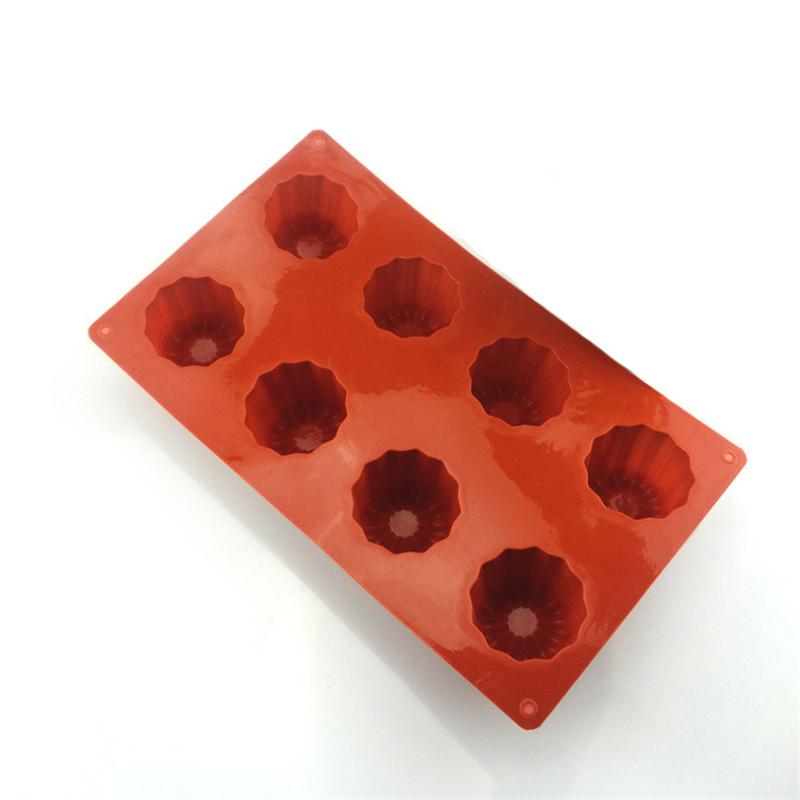 Caneles Silicone Cake Mold Bordelais Fluted Cake Pudding Mold Cakes Mousse Cupcake DIY Baking Tools