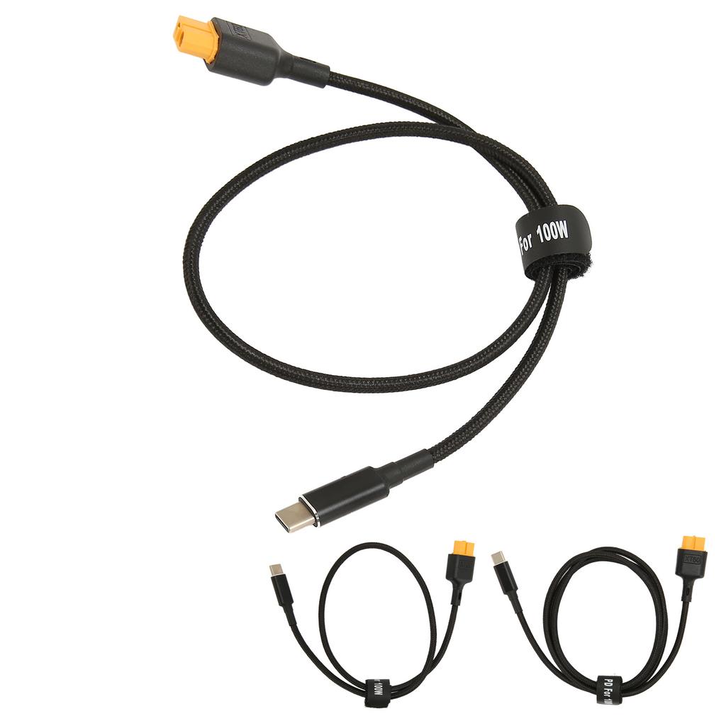 Typ-C-zu-XT60-Ladekabel Stabiles USB-C-zu-XT60-Kabel Tragbarer Datentransfer PD 100W Laden Leicht für RC