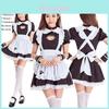 Lovely Women's Costume Cosplay Lolita Cat Maid Dress Adorned With Lace For Halloween Fun