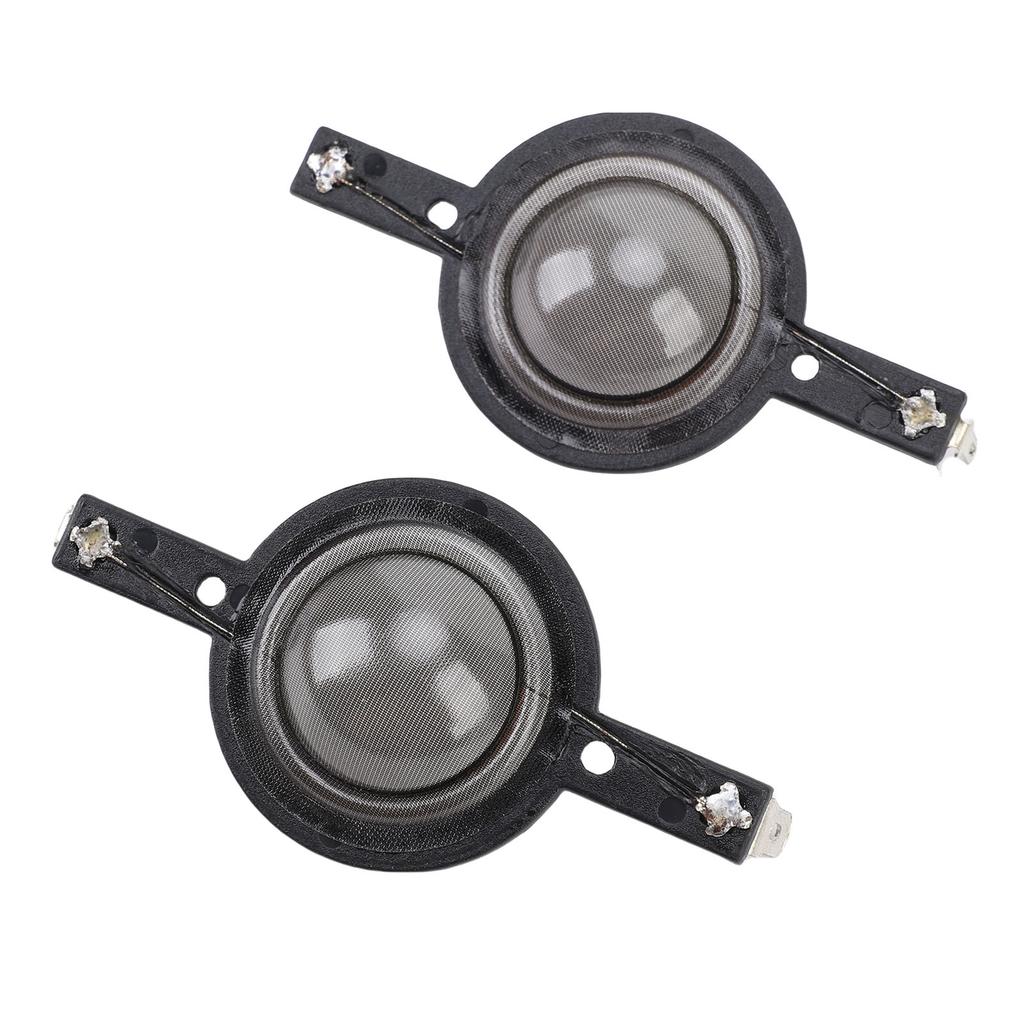 2Pcs 4in Speaker Membrane Silk 25.4mm DCR 5.4 Ohm  Tweeter Diaphragm for Speaker Upgrade Repair