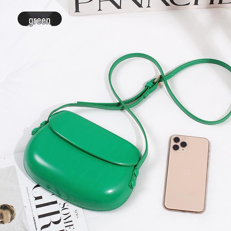 2024 Trendy Candy Color Women's Large Single Shoulder Crossbody Bag - Hard Shell Fashion Square Bag