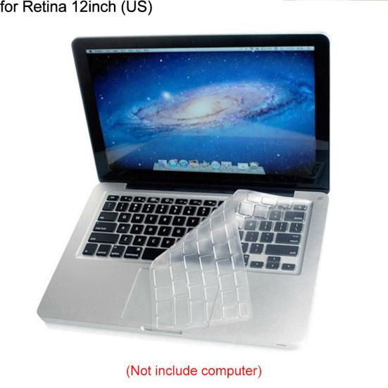 Silicone Clear Keyboard Protective Cover Film for MacBook Air 13inch Pro 15inch