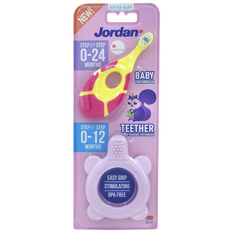 

Jordan Baby Turtle Teether & Toothbrush Set