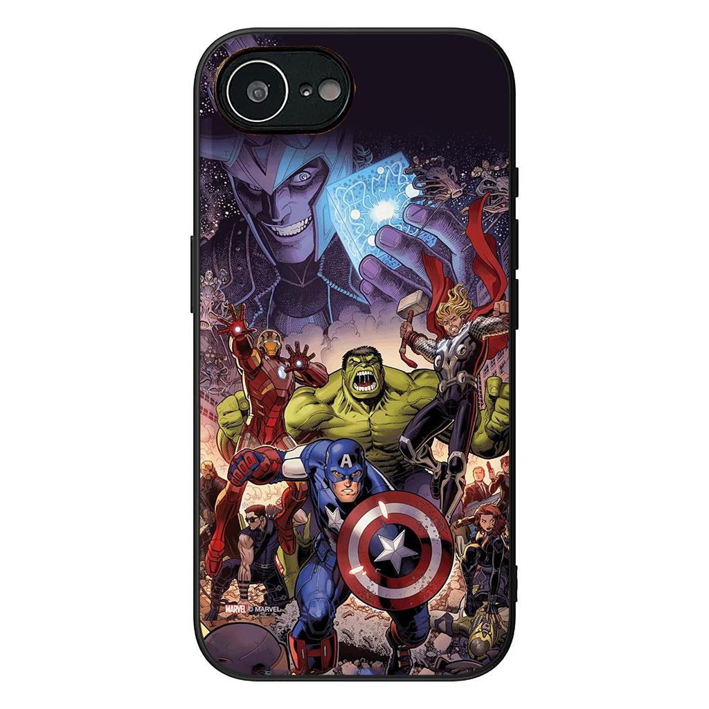 Phone Cover Black Marvel Comics Panther for Apple iPhone 17 16 Plus 13 12 Pro Max Mini X XR ProMax 16E 15+ 16Plus Air Soft Case