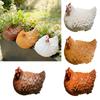 Charm Resins Garden Rooster Statue Outdoor Decoration Farmhouses Styles Rooster Sculpture For Yard Patios And Lawn