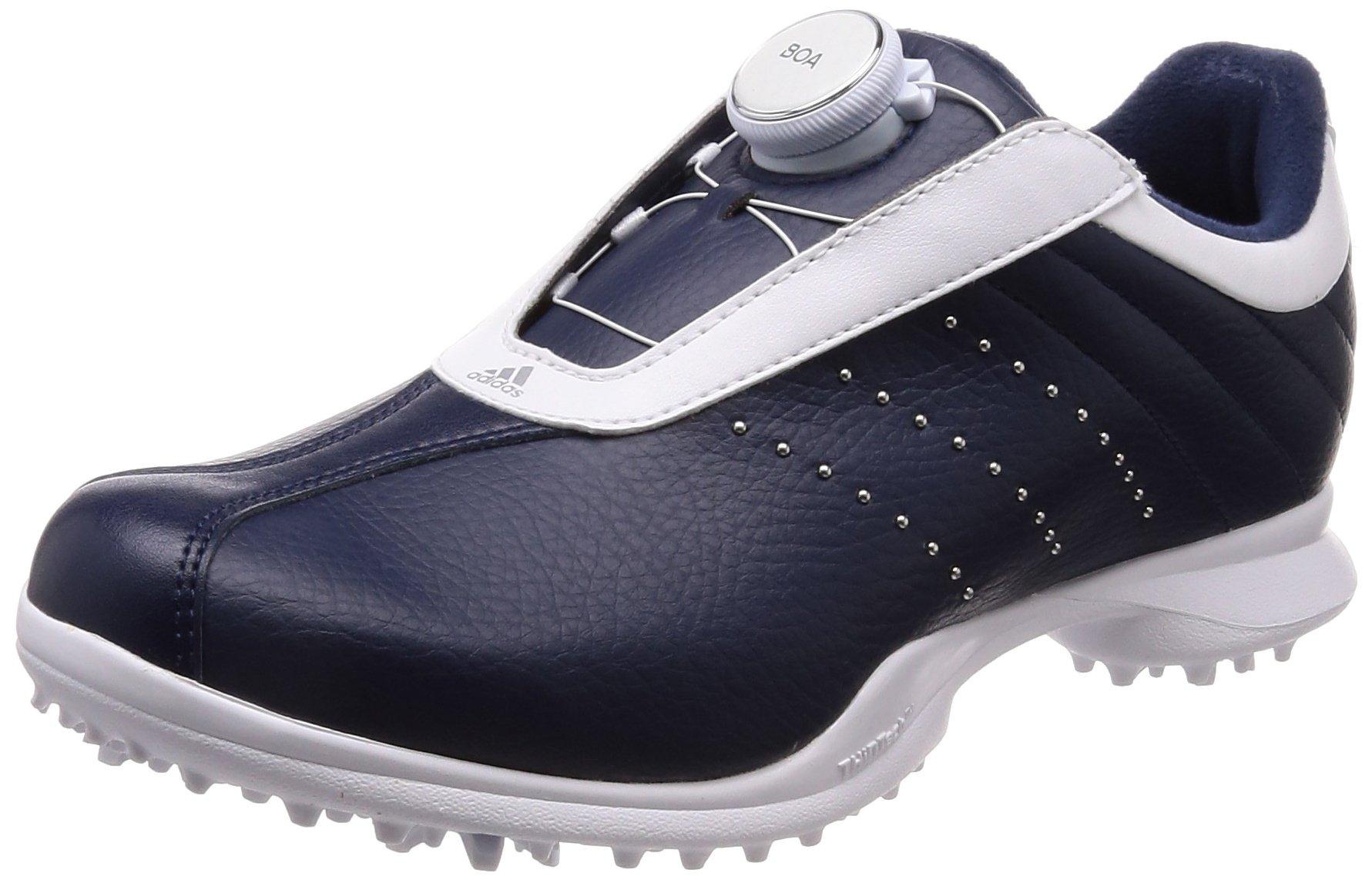

Adidas Golf Driver Boa 2.0 Golf Shoes, Collegiate Navy/White/Semi-Frozen Yellow, Size 22.5 cm