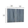 Glass Protective Plate for the Stove 2x30x52 Wood