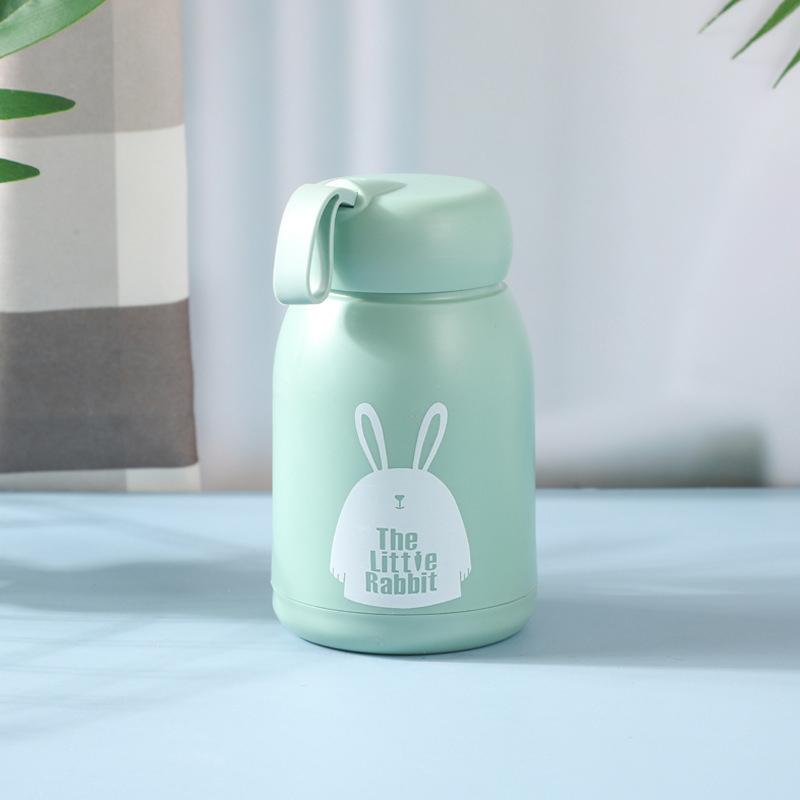 Mini 320ml Cute Thermos Bottle Portable Thermal Mug Glass Insulation Cup Vacuum Flasks Water Bottles For Girls Kid