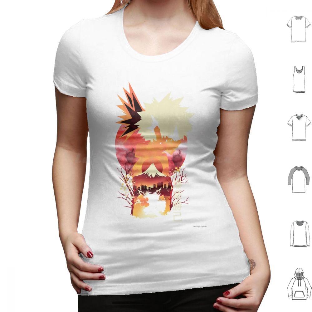 Bakugou Sunset T Shirt Big Size 100 Cotton Anime Manga Artistic Sunset Kawaii Japan Japanese Inspiration Home Hero Titan Tv